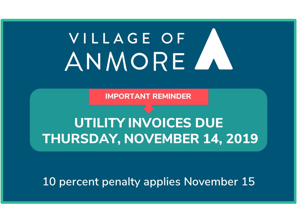 2019-11-14 Utility Invoice Due