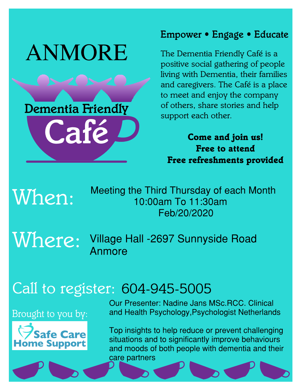 2020-02-20 Anmore Dementia Friendly Cafe 2