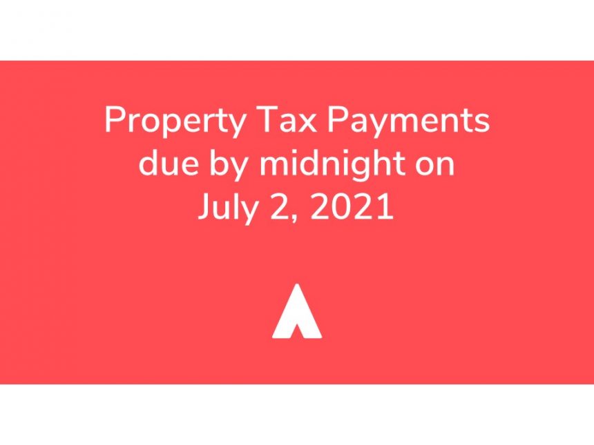 when are property taxes due