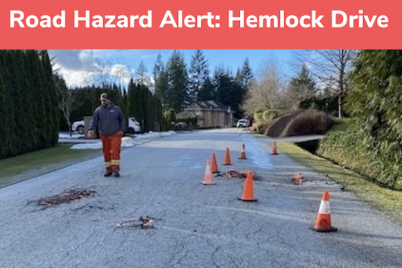 Local Traffic Only on Hemlock Drive