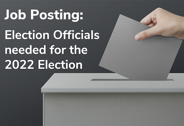 Now Hiring: Election Officials (Casual)
