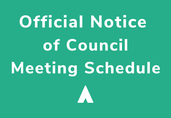 Official Notice of the 2023 Council Calendar (1)