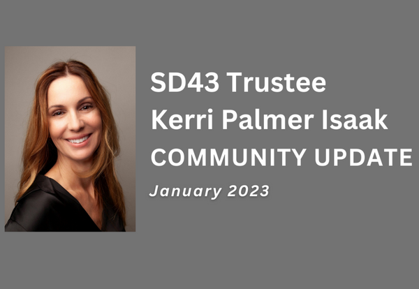 SD43 Trustee Community Update: January 2023