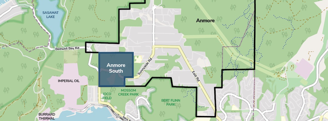 Anmore South Map Web Banner Graphic