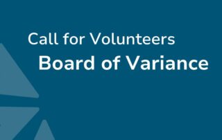 Graphic for Board of Variance Member Application Promotion