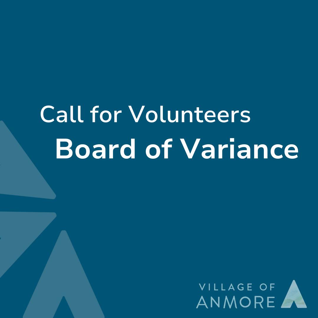 Graphic for Board of Variance Member Application Promotion