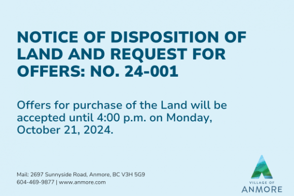 Notice of Disposition of Land and Request for Offers: No. 24-001